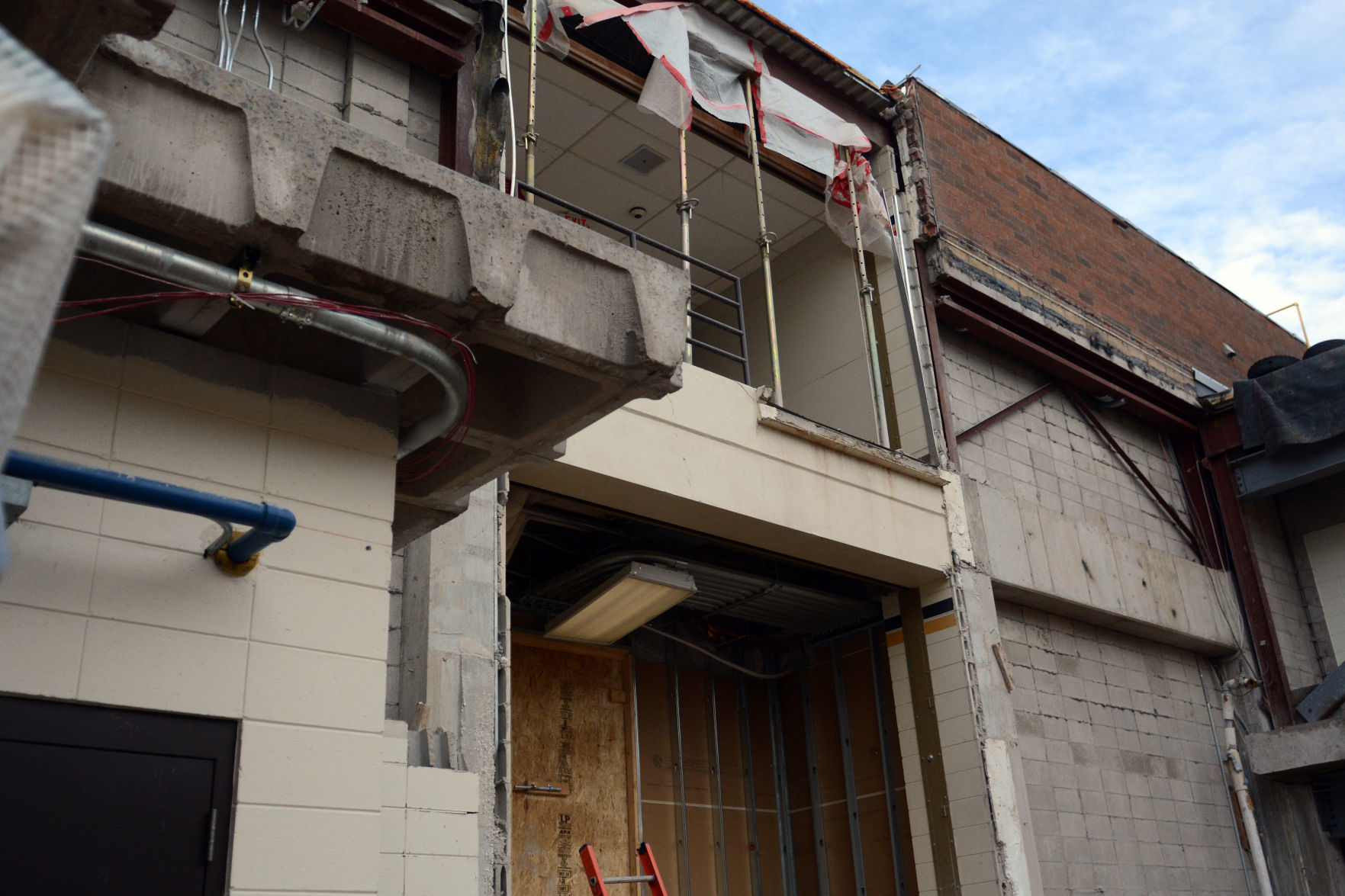 Baraboo middle school construction tour, June 23, 2020